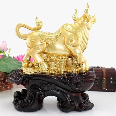 運(yùn)勢如虹牛擺件 牛氣沖天的商務(wù)禮品與家居擺設(shè)